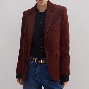 ME + EM Ultra Soft Corduroy Blazer Size 12